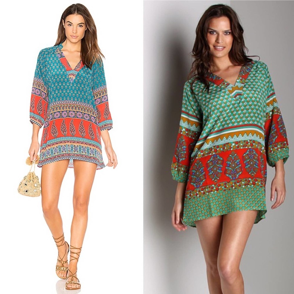 Tolani | Nisha Silk Tunic Dress